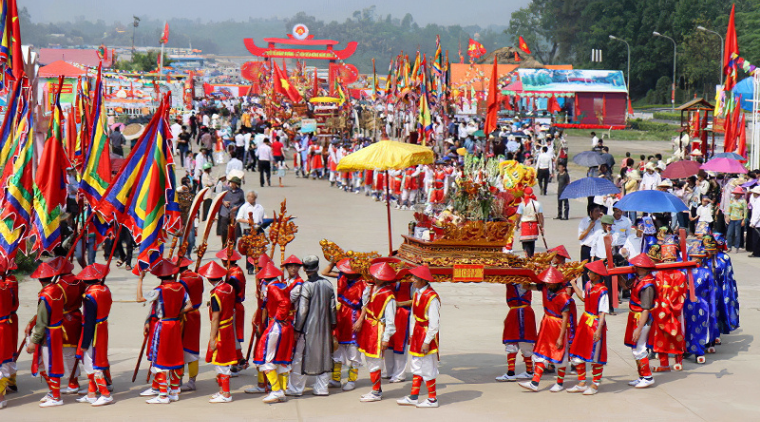Nghi lễ giỗ tổ Hùng Vương (Ảnh nguồn internet)